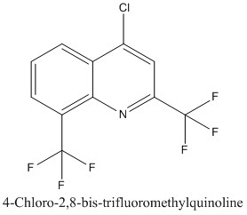 Cas 012 13 9 4 Chloro 2 8 Bis Trifluoromethylquinoline